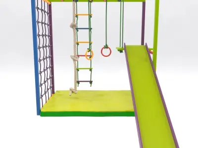 Child Swedish wall 3D model