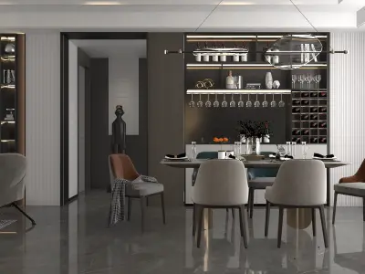 Modern Interior Design  12 3D model