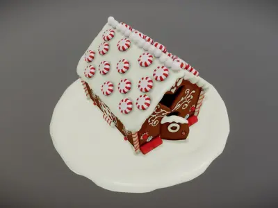 HouseCake Cartoon Free low-poly 3D model