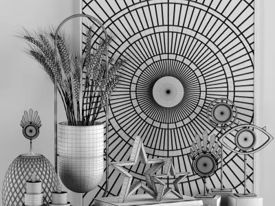 decorative set02 3D model