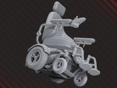 Electronic Wheelchair  3D print model