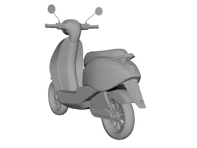 model moped scooter motobike 3D model