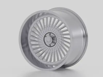 Chille Amani Forged Rims Low-poly 3D model