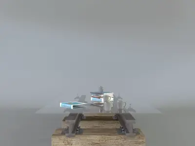 Rail Table  3D model