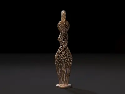 Goddess figurine 3D print model