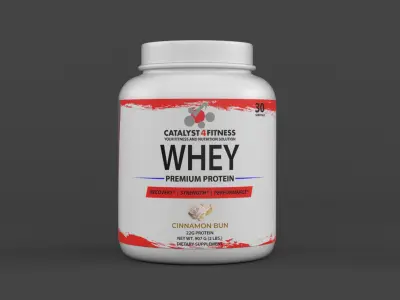 Protein Powder 3D model