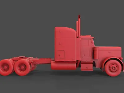 Peterbilt 379 3D print model