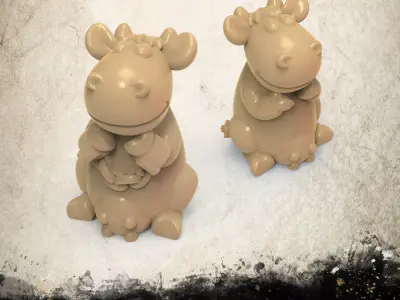 Convicted Cow Free 3D print model