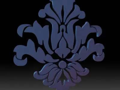 Ornaments Motif Base Mesh Vol 2 3D model