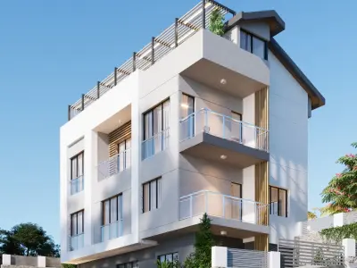 Villa Design Exterior 3D Model 3D model