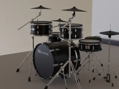 Drums drum 3D model