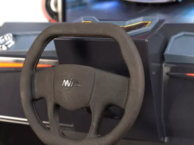 Car Racing Game Arcade Machine 3D model