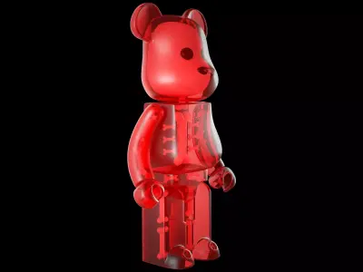 Bearbrick Low-poly 3D model