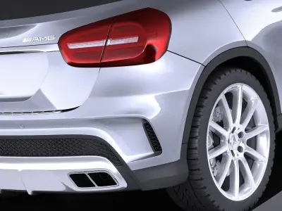 Mercedes-Benz GLA AMG 2015 VRAY 3D model