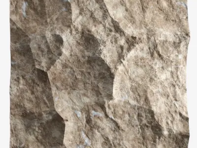 526-RockPanel rock texture 3D model