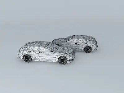 Car Panthere NEG 0.12 Free 3D model