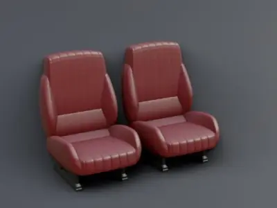 VINTAGE SEAT 26M-S5CC 3D print model