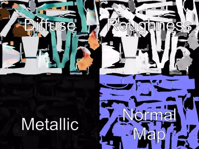 Friendly Doctor Character model pack Low-poly 3D model