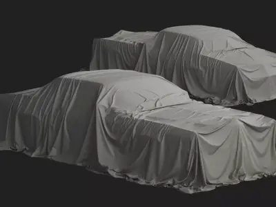 Retro Car Cover 03 3D model