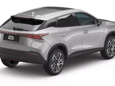 2026 Chery Omoda E5 with Interior  3D model