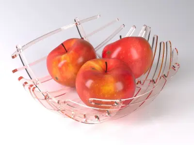 Glass vase 3D model buy
