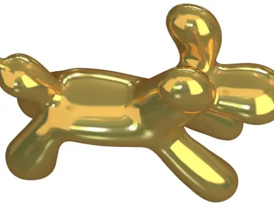 Modern Balloon Dog 3D model