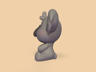 Sitting Koala 3D print model