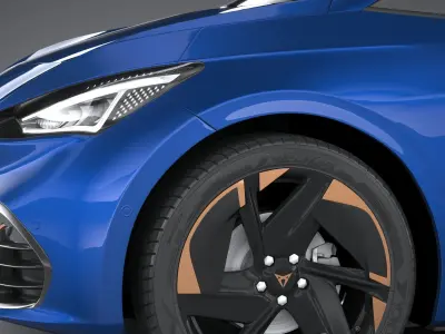 Cupra Born 2022 3D model