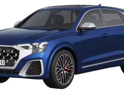 Audi SQ8 2024 3D model
