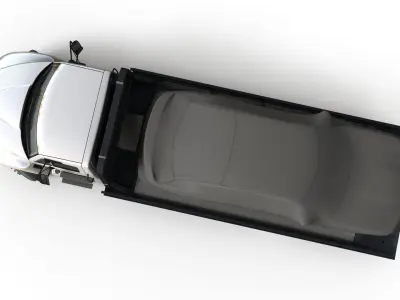 International Durastar tow truck Low-poly 3D model