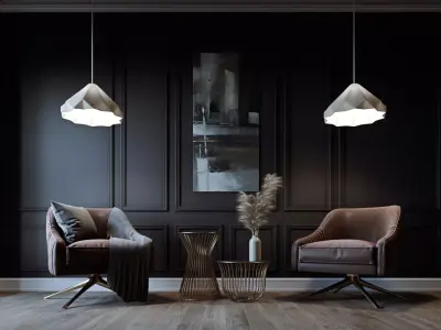 CA - Simple Livingroom - Darkroom 3D model