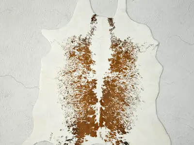 Rugs 7 cowhide rug 3D model