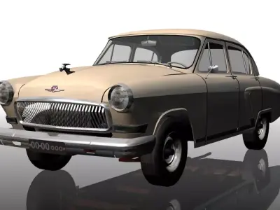 GAZ-21 Volga 3D model