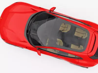 Ferrari Purosangue 2023 Low-poly 3D model purchase