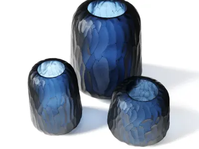 Guaxs Smoke blue set 3D model