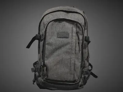 Eastpak Backpack 3D model Low-poly 3D model