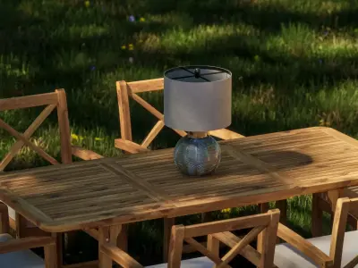 Oakley Set Table Lamp 3D model