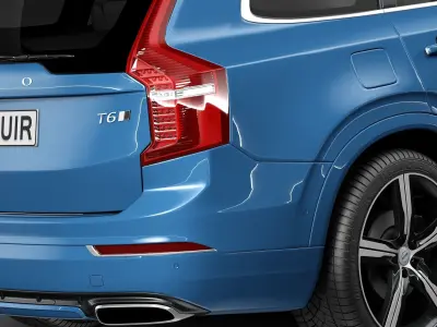 Volvo XC90 R-design 2015 3D model