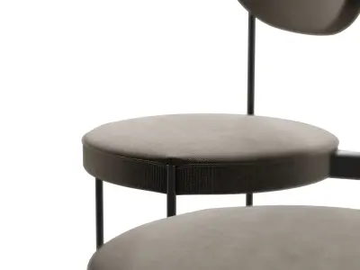 Plant in Dining Table Set 02  Low-poly 3D model