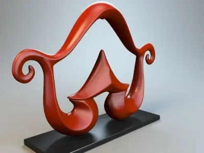 Abstract Figure m03 P 3D print model