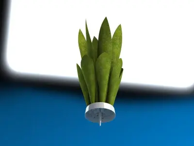 AquaColector plant in pot Free 3D model
