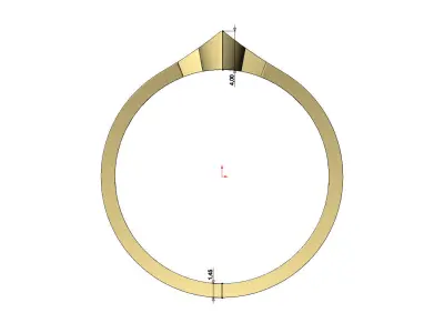 Large spartan warrior helmet band US size 6to13 3D print model
