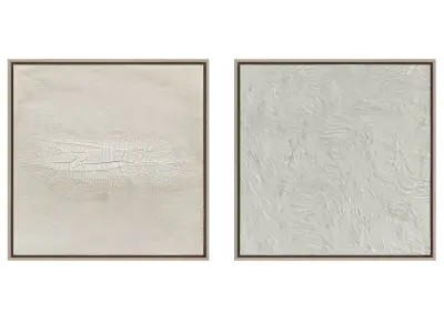 Abstract Painting Frame Set 04 3D model