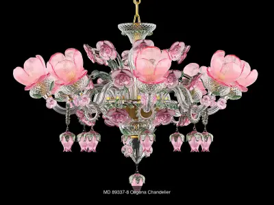 89337 Osgona Collection of Murano Glass Lamps 3D Model Pack