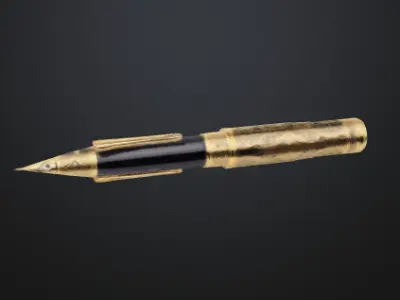 Luxury fountain pen 3D model
