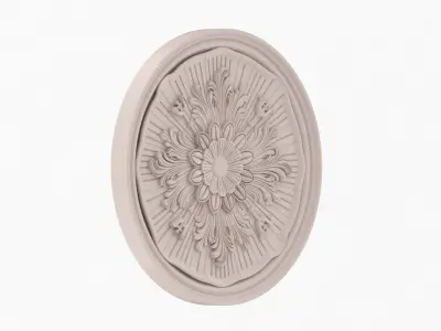 Classic Ceiling Medallion 63 3D model