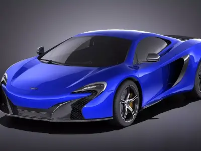 Mclaren 650S Coupe 2017 VRAY 3D model
