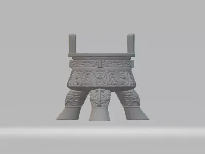 Chinese Ding Furnace Incense 3D print model