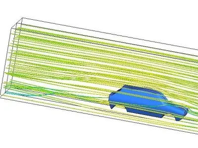 Golf GTI designing and simulating Free 3D model