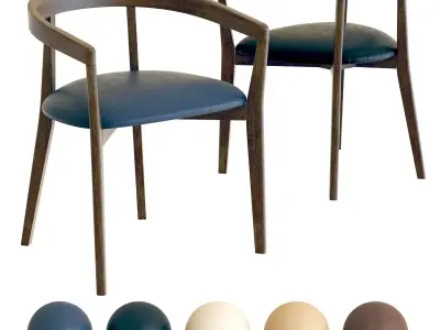 Crate and Barrel - Cullen Dining Chair 3D model